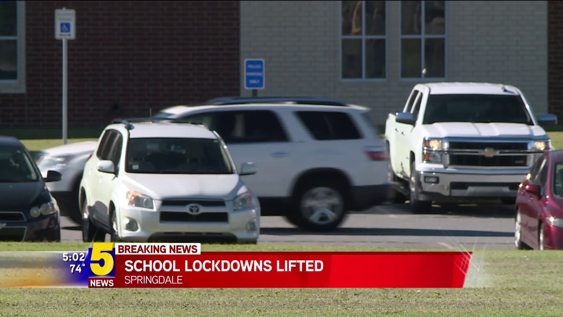 School Lockdowns Lifted In Springdale