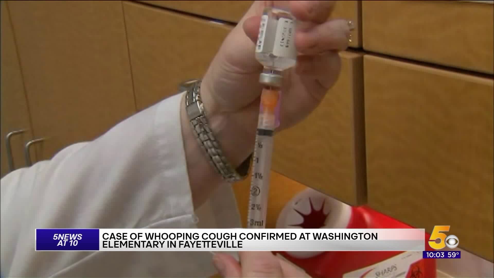 Case of Whooping Cough at Fayetteville Elementary