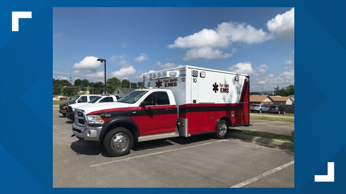 Fort Smith EMS donates ambulance to Van Buren Police Department