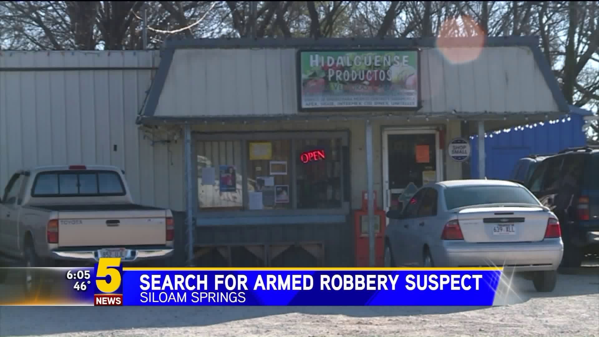 Police Searching For Armed Robbery Suspect Out Of Siloam Springs