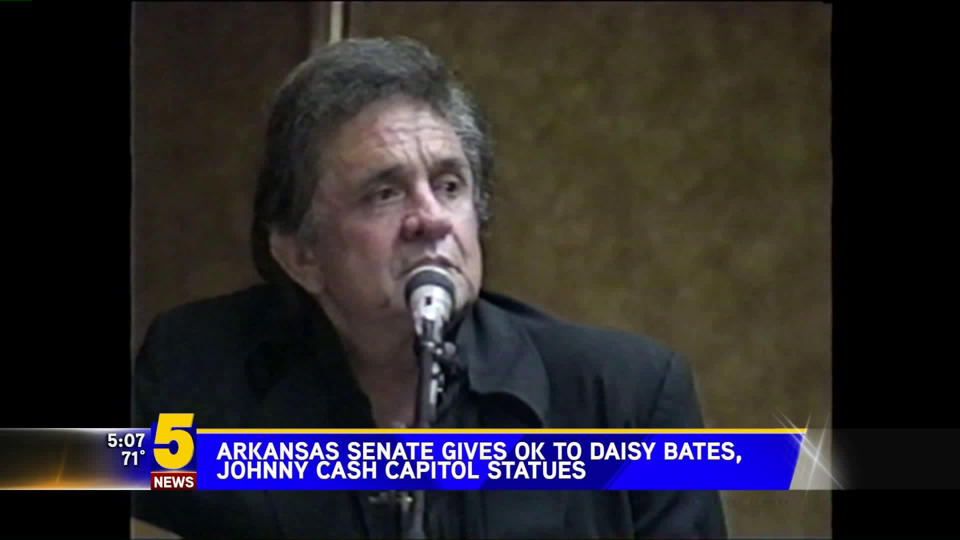 Arkansas Senate Gives OK To Daisy Bates & Johnny Cash U.S. Capitol Statues