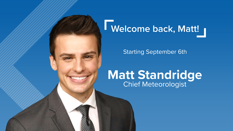 5NEWS names new Chief Meteorologist: Matt Standridge returns home to Arkansas