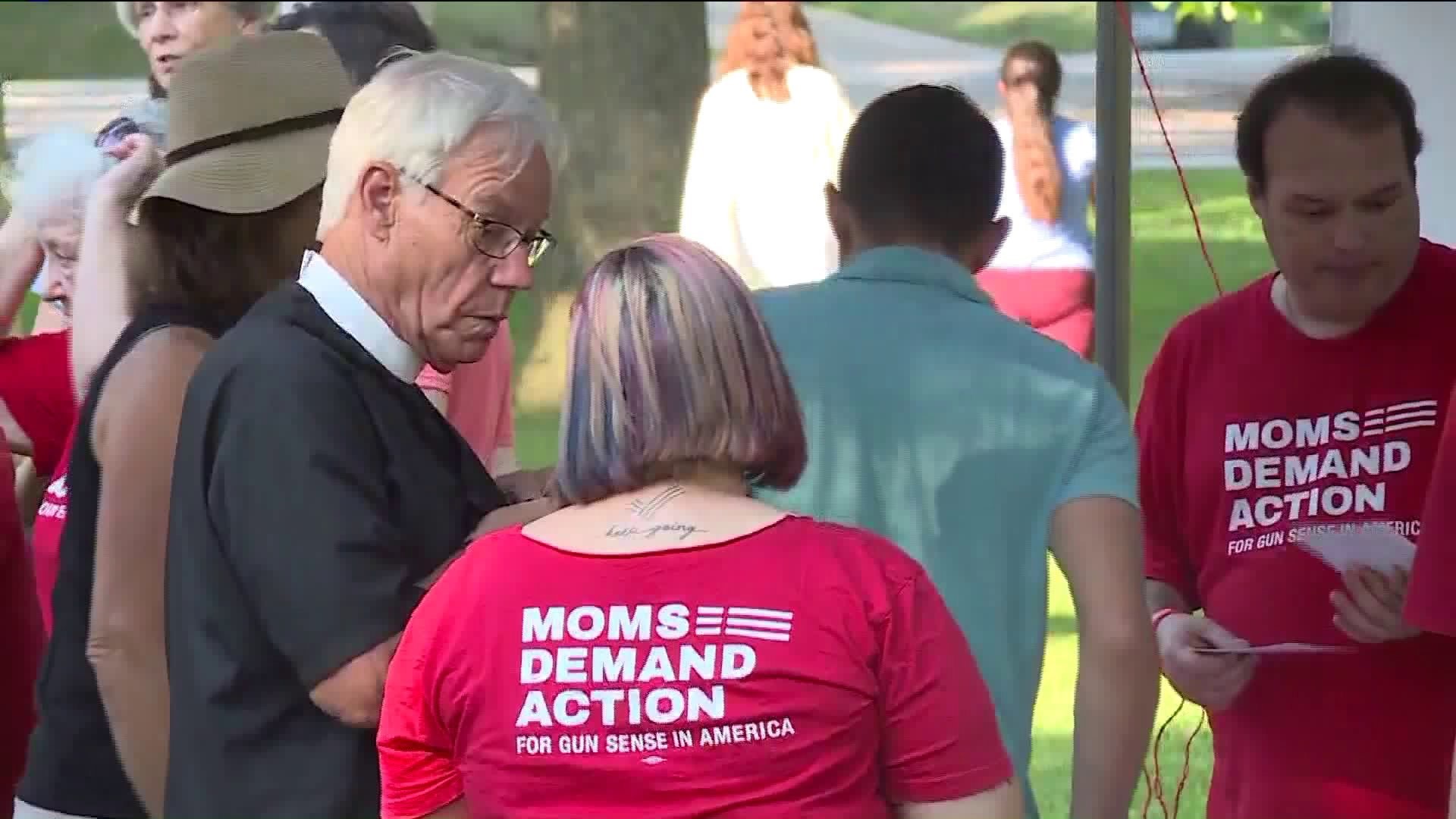 Local Chapter Of ‘Moms Demand Action’ Hold Vigil For Victims Of Recent