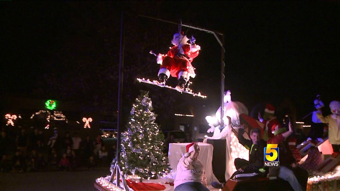 Annual Christmas Parade Takes Over Downtown Springdale