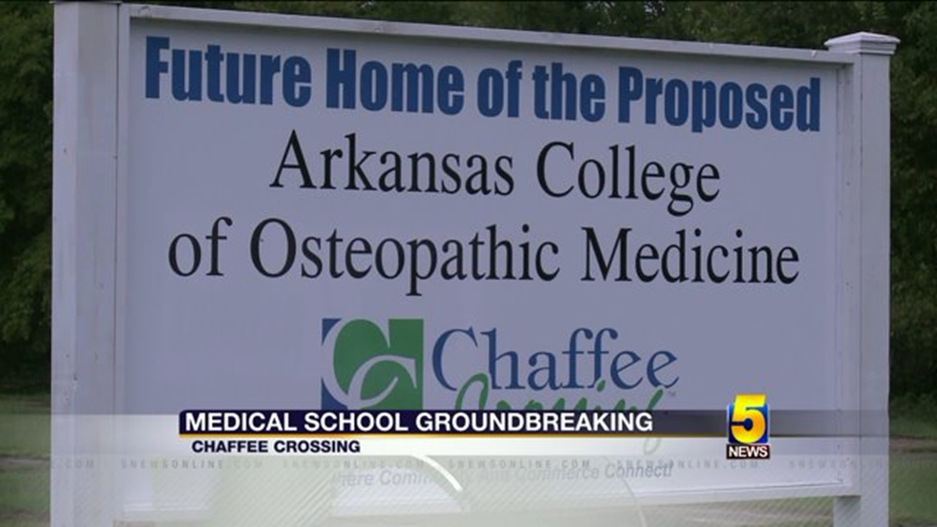 Construction Starts For Medical School