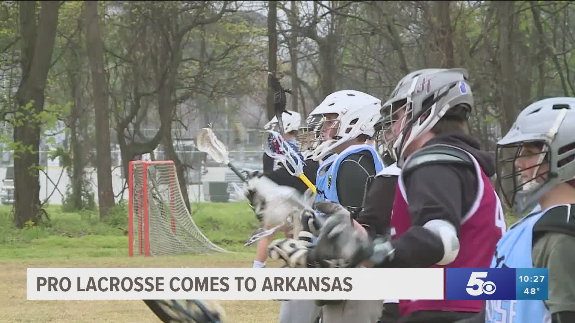 Youth lacrosse clinic held in Arkansas