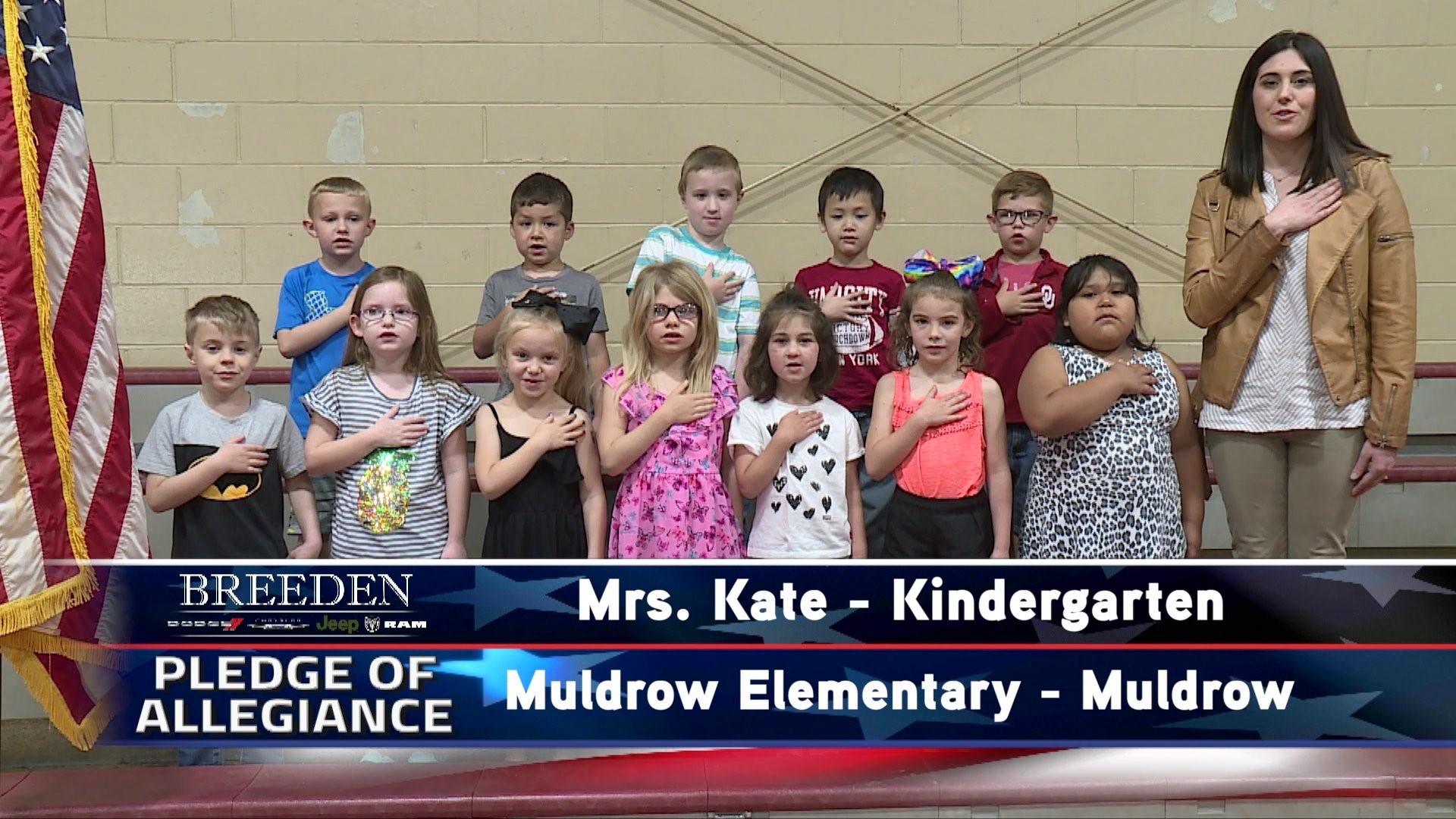 Mrs. Kate  Kindergarten Muldrow Elementary