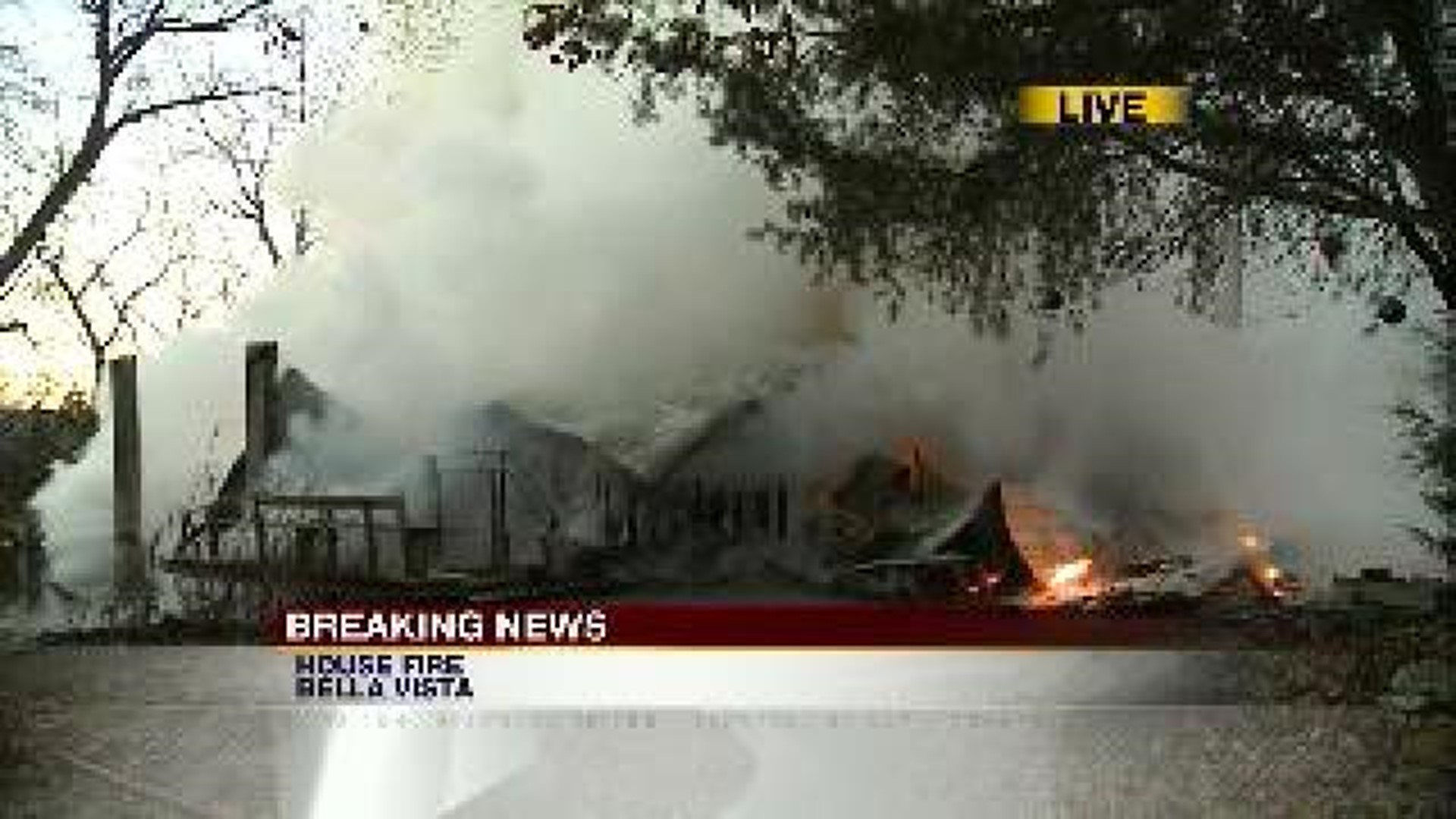 Bella Vista Home Total Loss after Fire