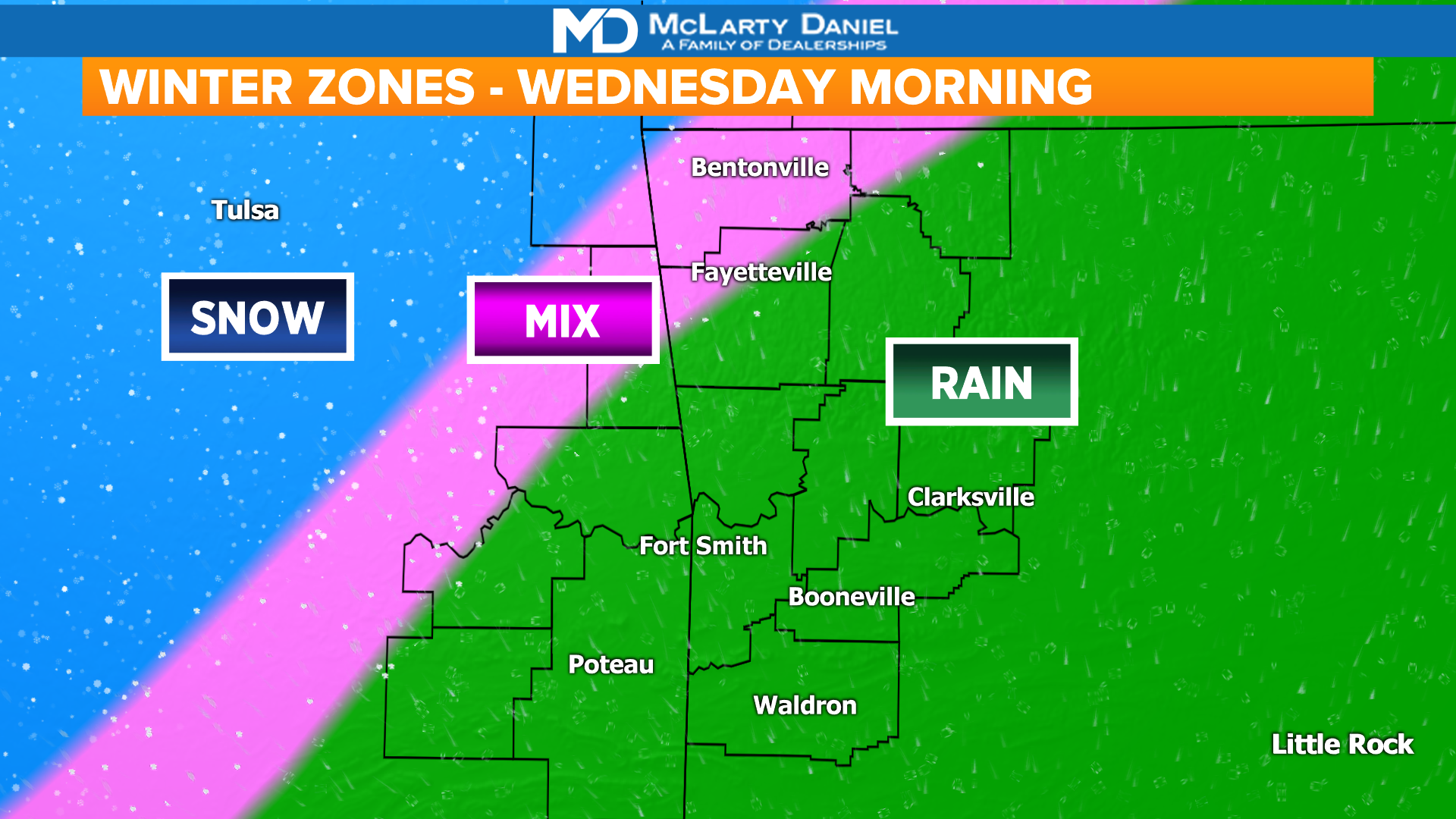 Wednesday Wintry Mess: Rain To Sleet To Snow | 5newsonline.com