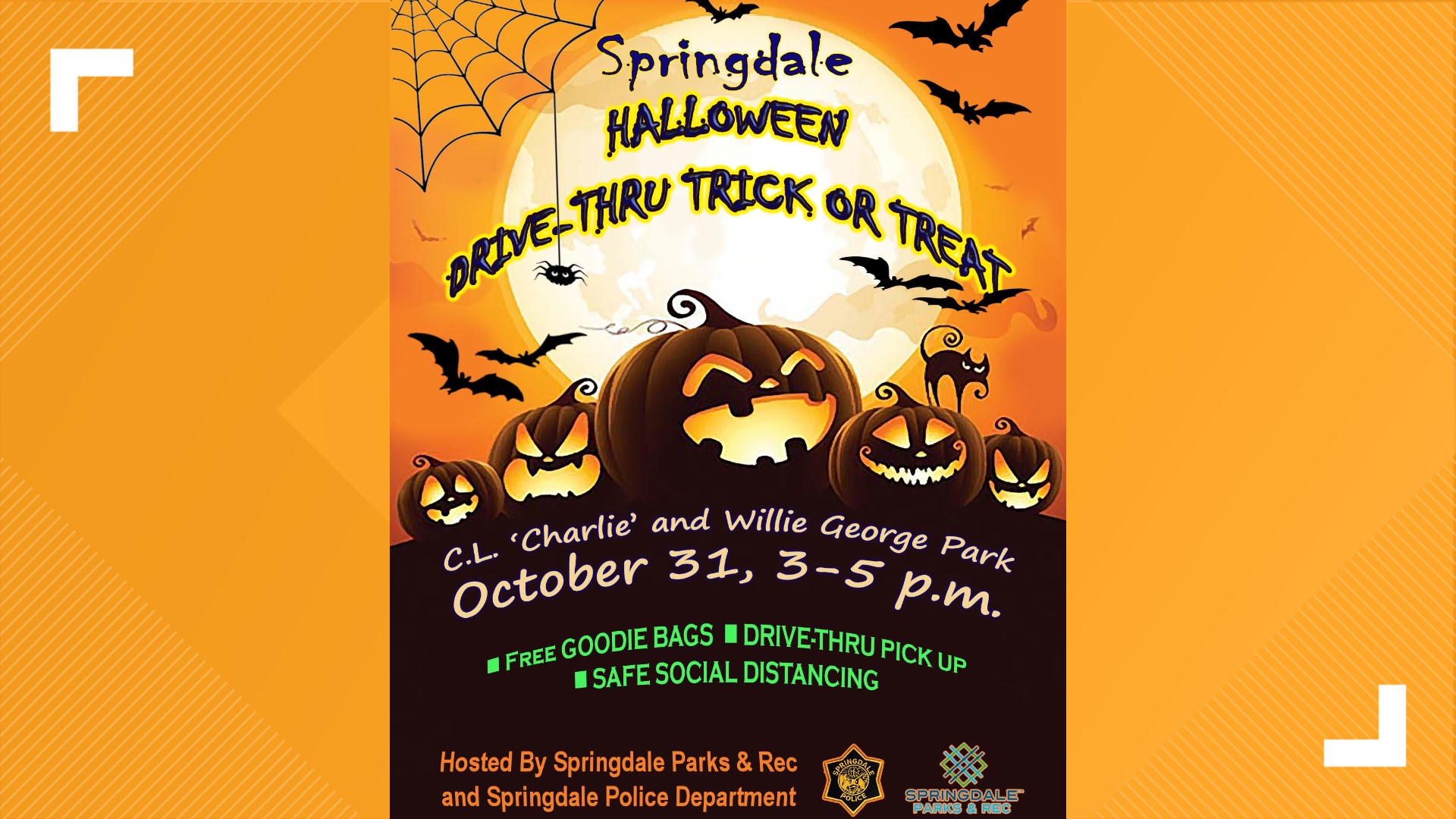 Springdale drivethru trickortreat to be held on Halloween