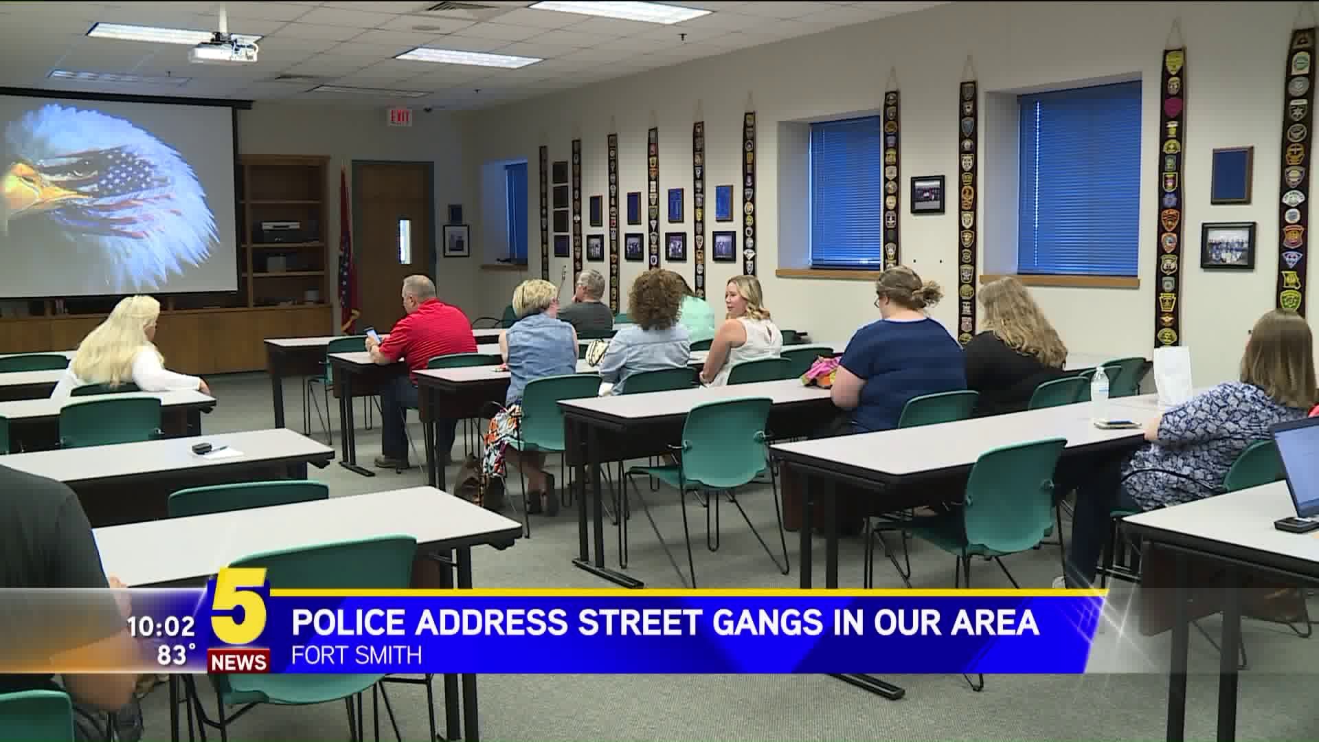 Police Address Street Gangs In Our Area