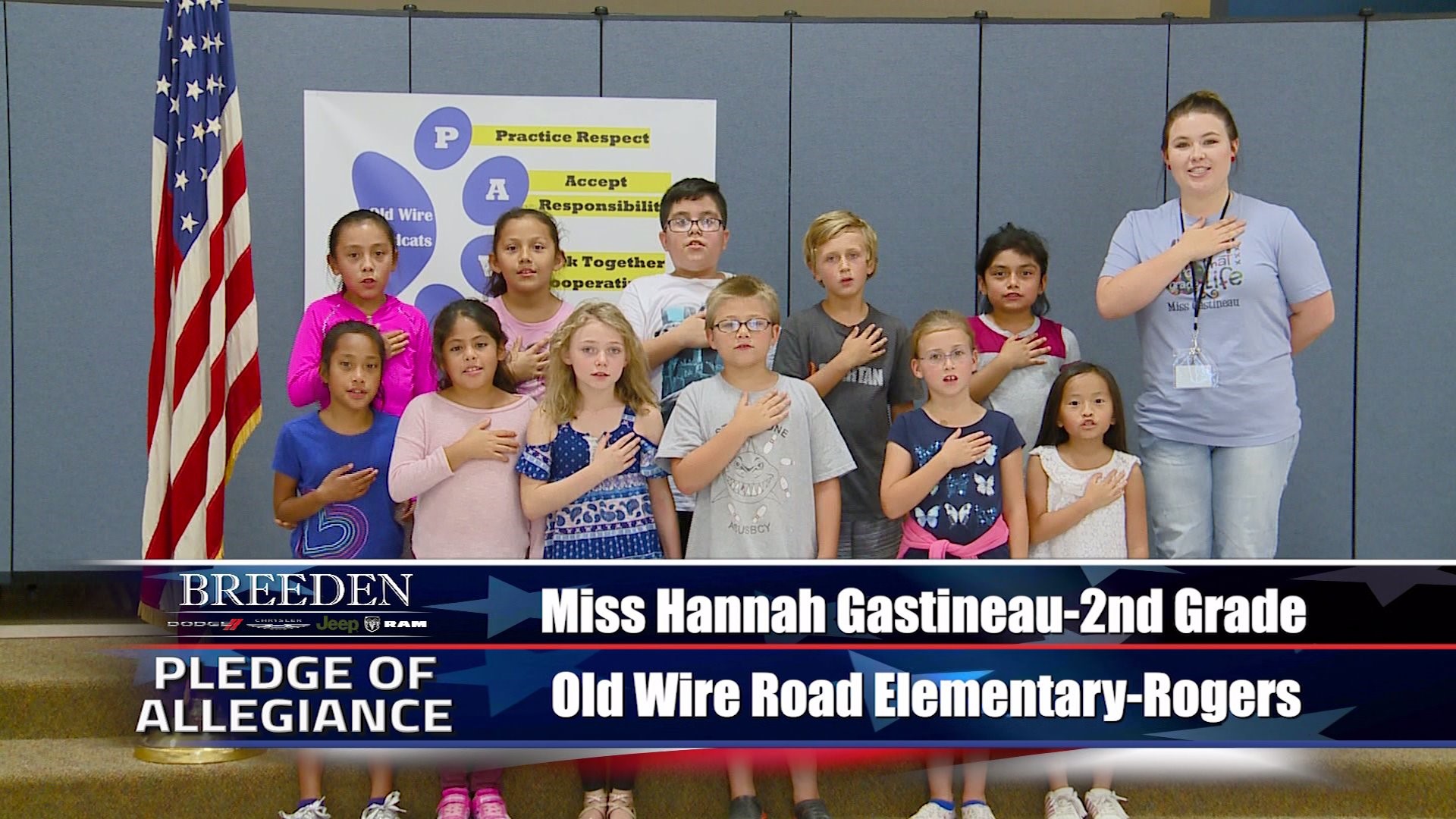 Miss Hannah Gatineau  2nd Grade Old Wire Road Elementary, Rogers