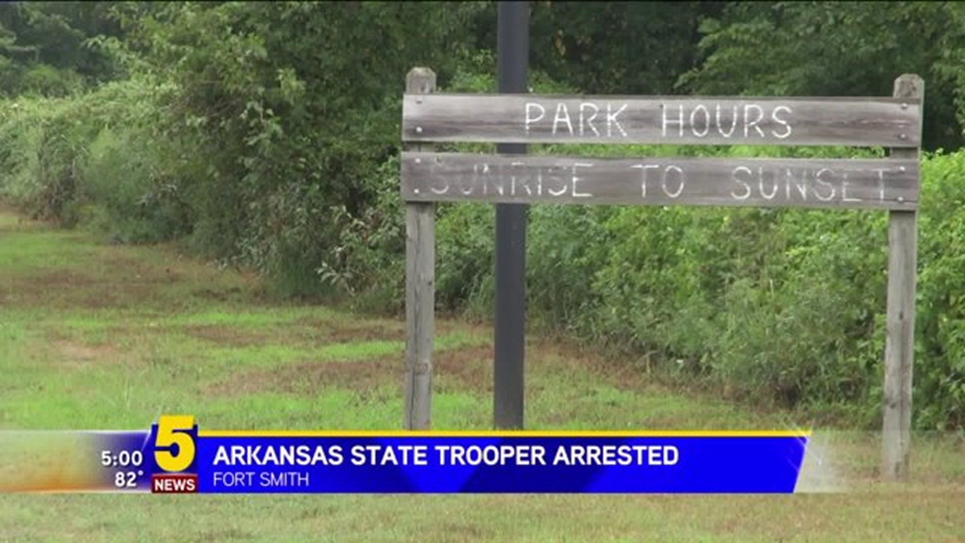 Arkansas State Police Trooper Arrested