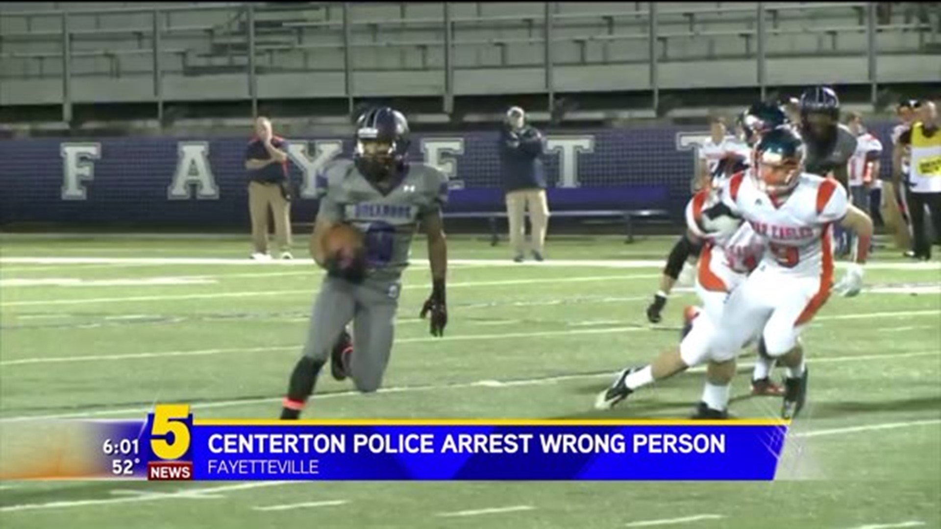 Fayetteville Running Back Cleared Of Burglary Arrest After Centerton PD Arrests Wrong Guy