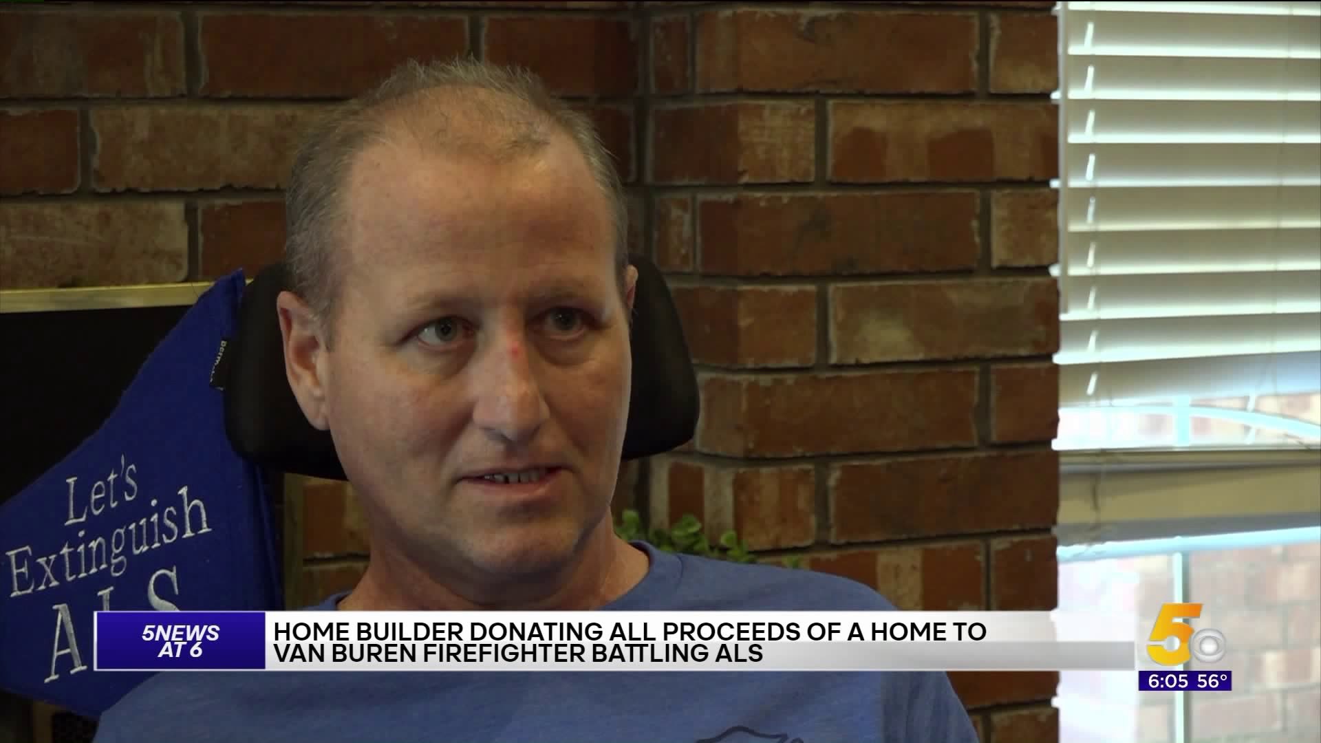 Home Builder To Donate Proceeds Of Van Buren House Sale To Firefighter Battling ALS