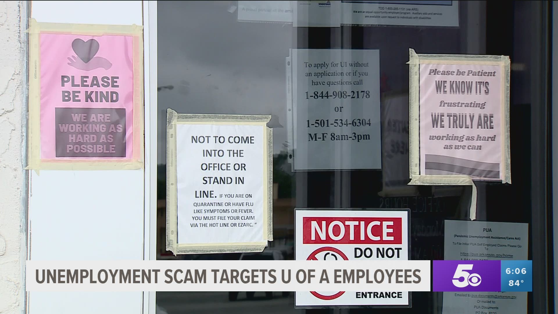 Unemployment scam targets University of Arkansas employees