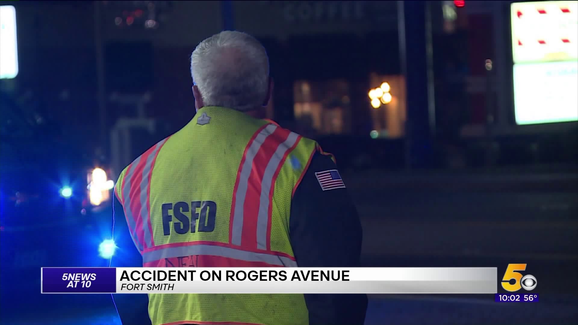 Accident on Rogers Avenue in Fort Smith