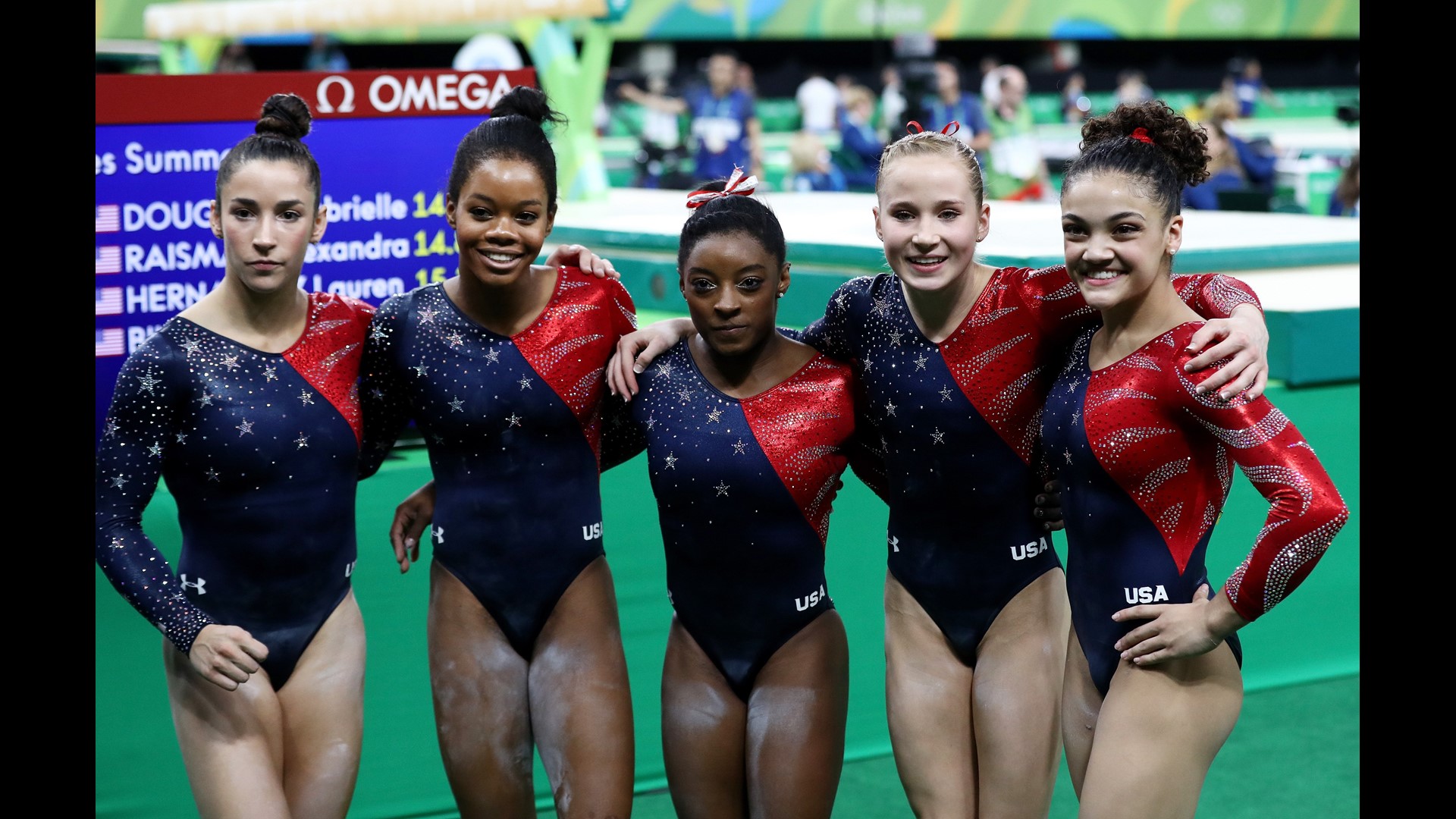 Gymnastics Team USA Take Team Gold