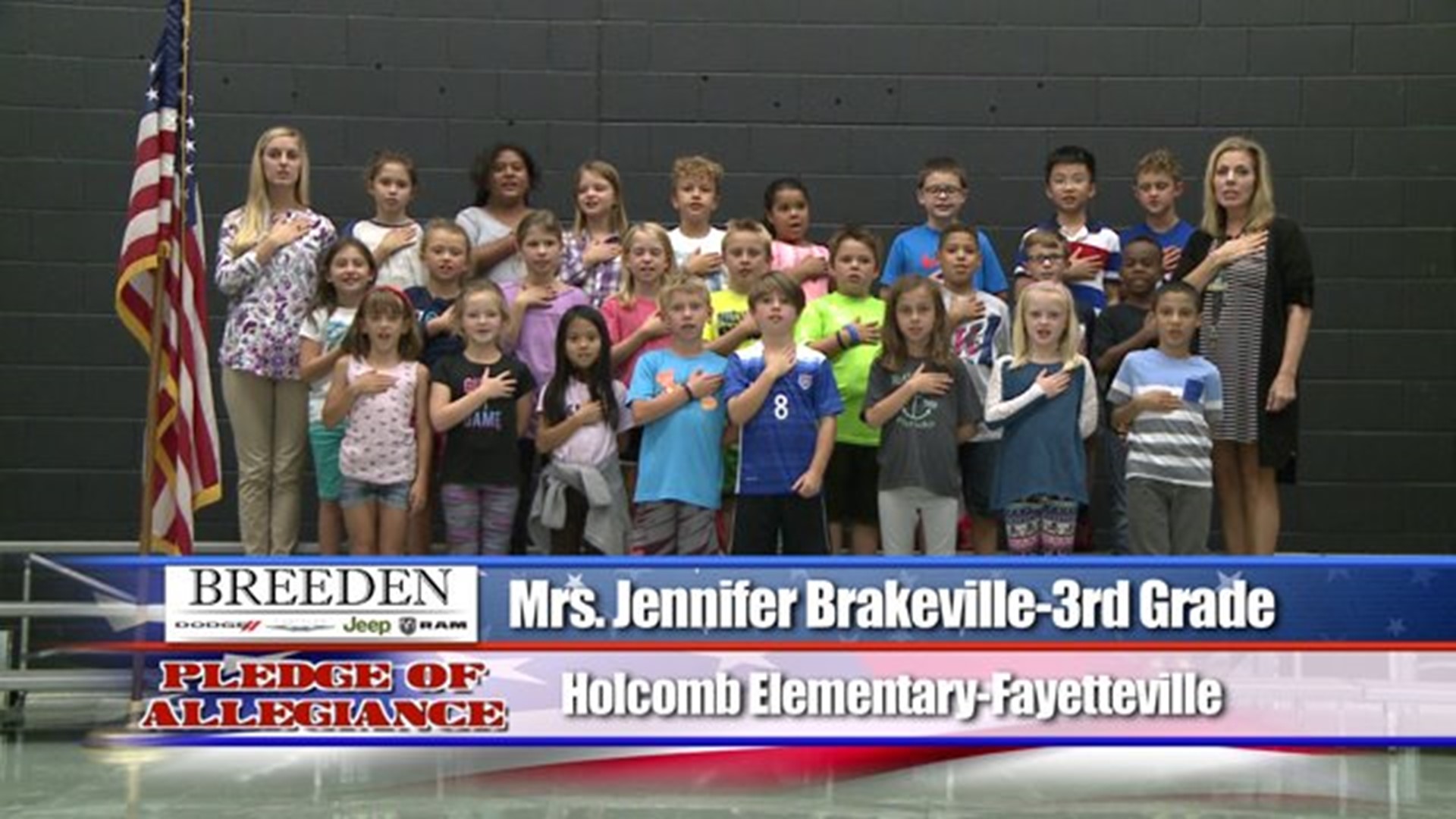 Holcomb Elementary, Fayetteville - Mrs. Jennifer Brakeville - 3rd Grade
