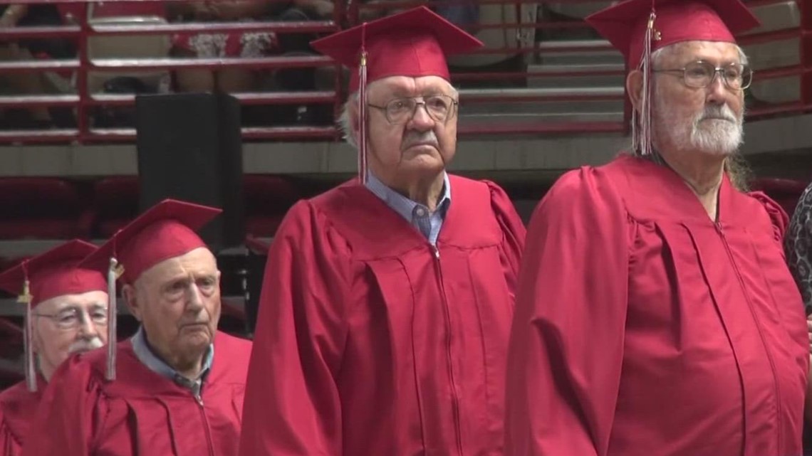 Super seniors added to 2022 graduating class after missing theirs over 70 years ago