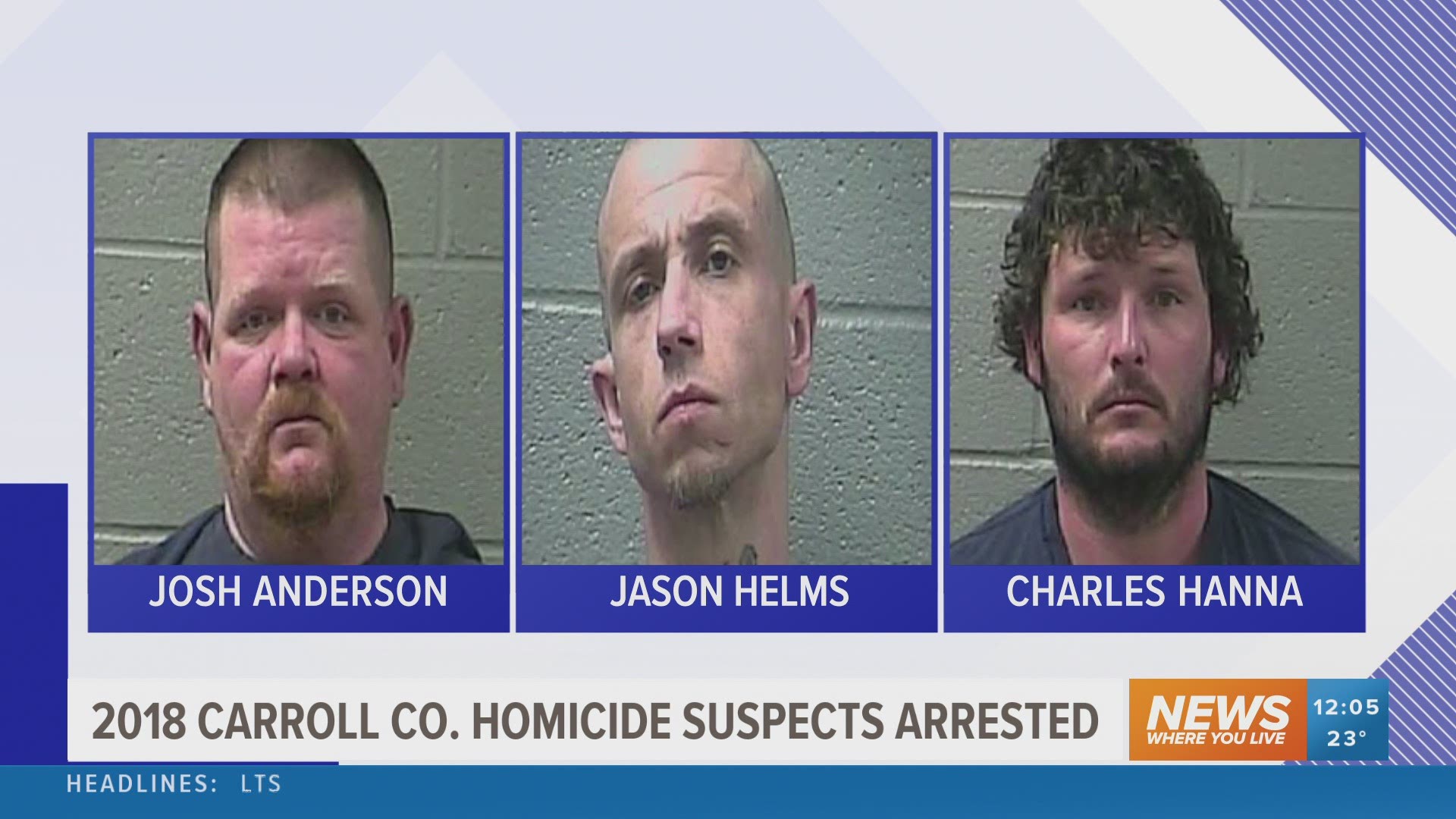 3 arrests made in 2018 homicide case near Eureka Springs | 5newsonline.com