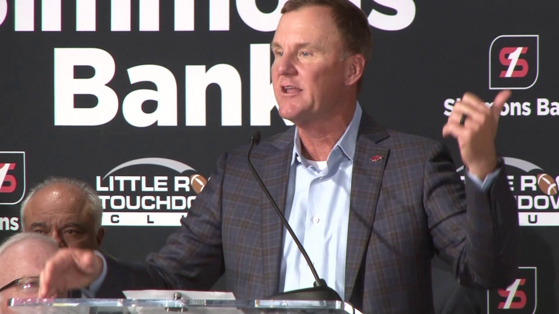 Chad Morris at the Little Rock TD Club
