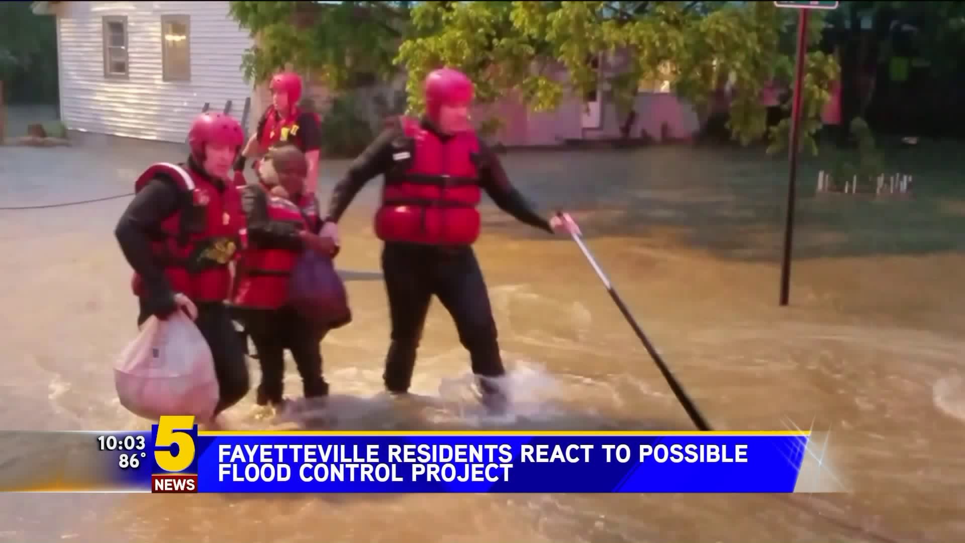 Possible Flood Control Project in Fayetteville