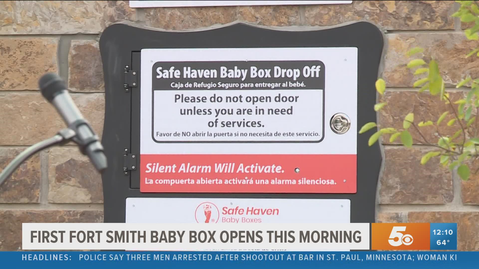 Parents in need in the River Valley now have access to the Safe Haven Baby Box.
