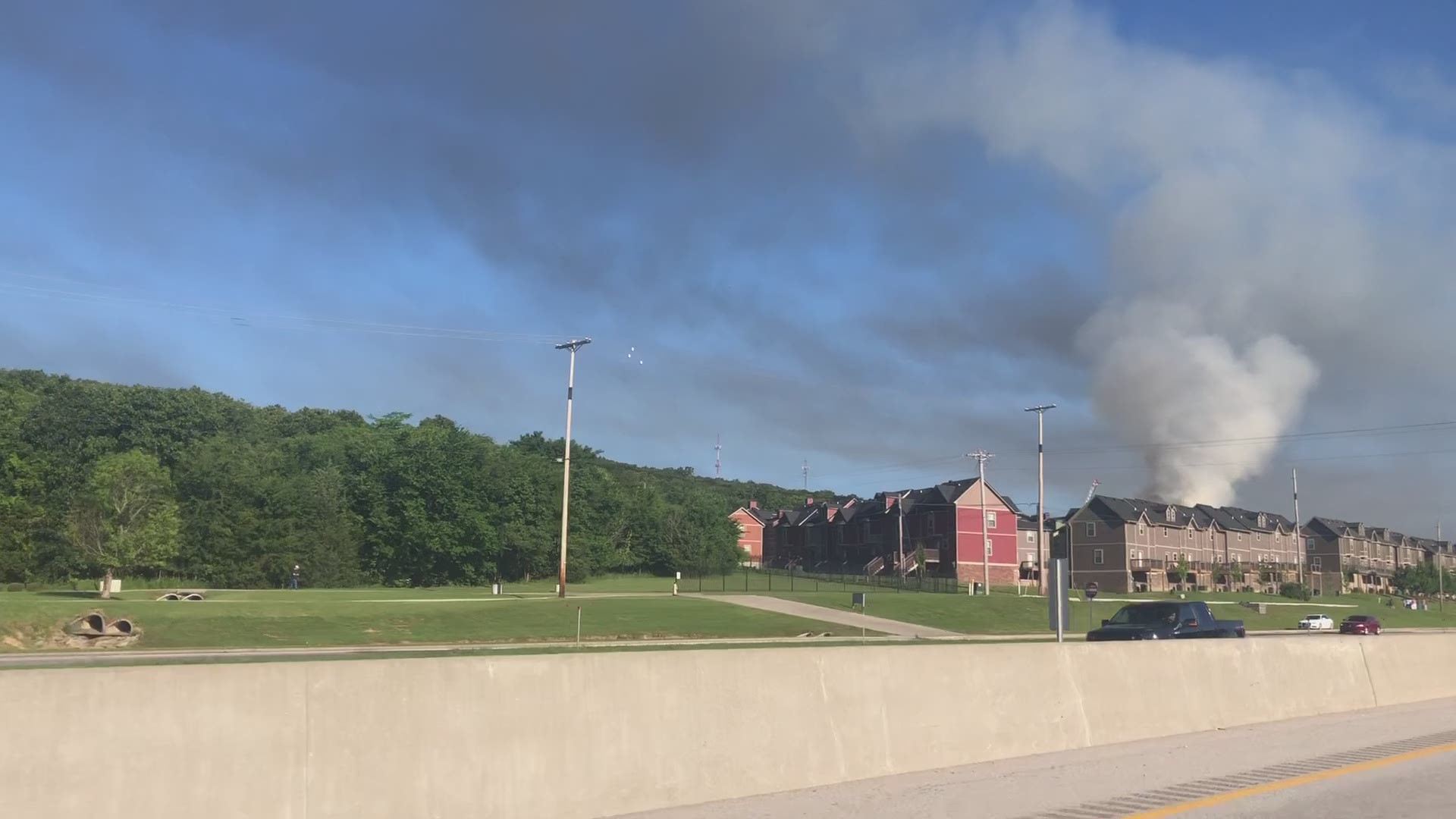 Crews battling large fire at Fayetteville apartments
Fayetteville fire crews are on the scene at a large apartment fire off S. Shiloh Dr.