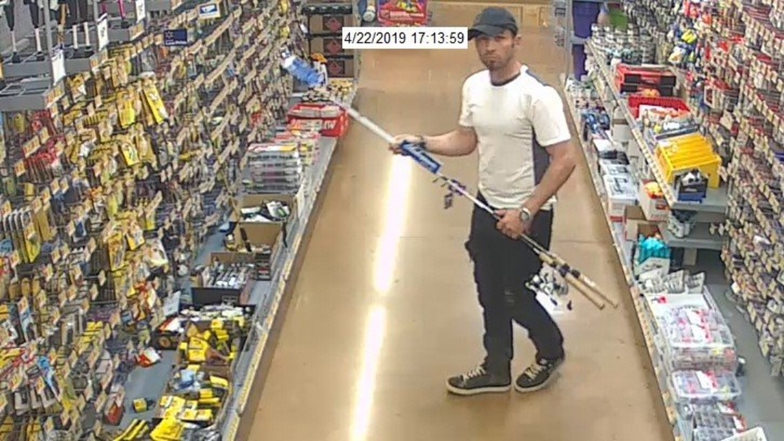 Gone Fishing: Rogers Police Searching For Fishing Pole Thief