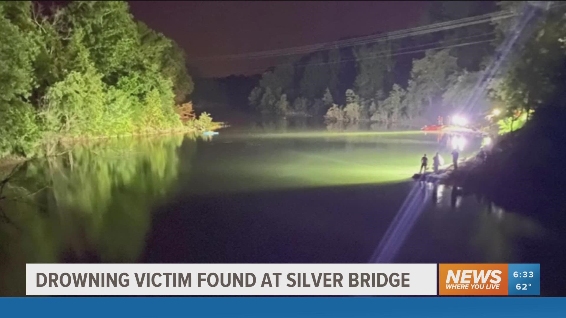 The bridge is currently closed from both sides as crews are in the water searching for the victim.