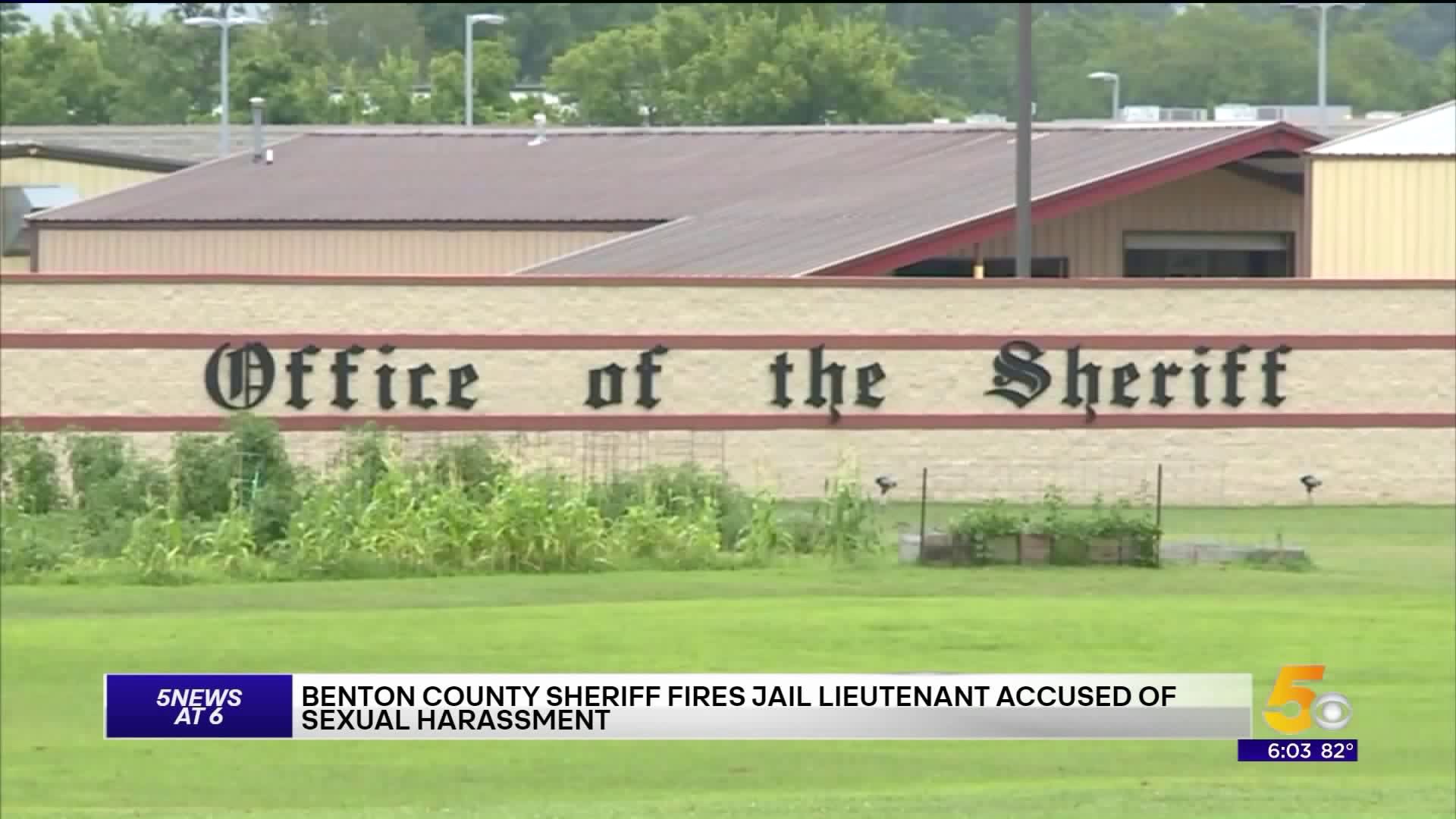 Benton Co. Sheriff Fires Jail Lieutenant After Sexual Harassment Accusations