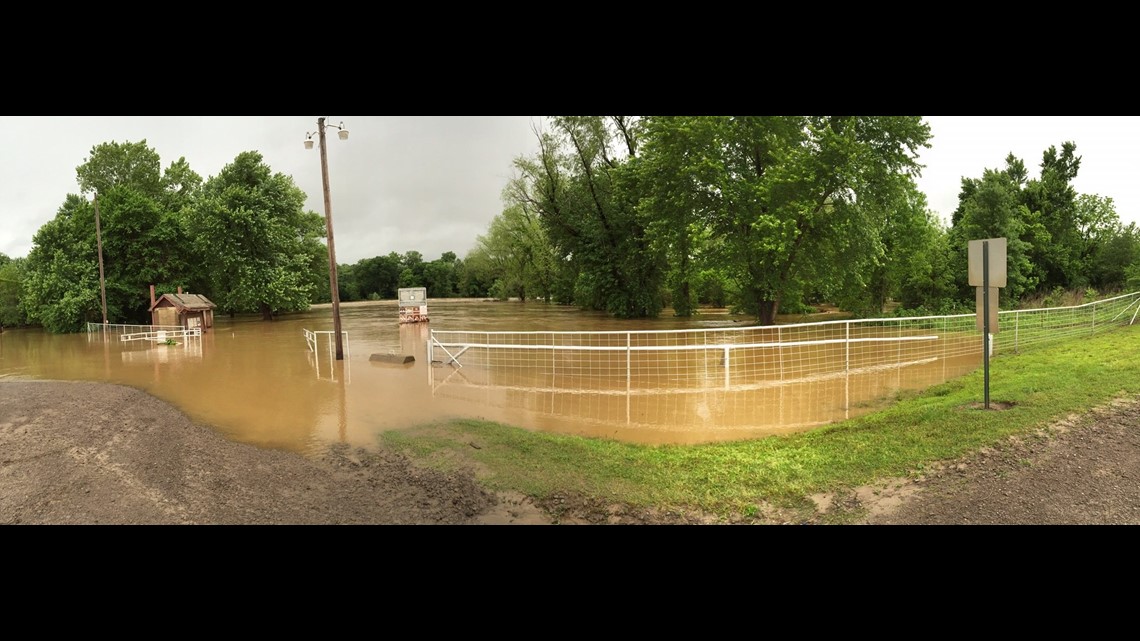 Severe Storms Floods Lee Creek Park In Van Buren