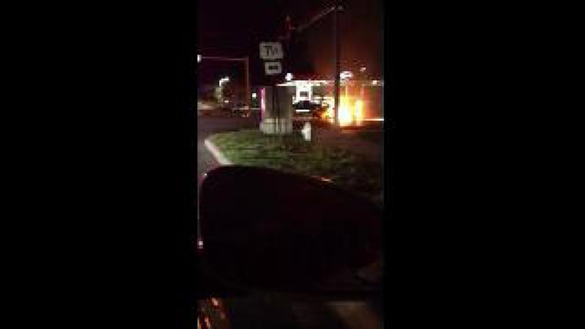 Van fire in Fayetteville