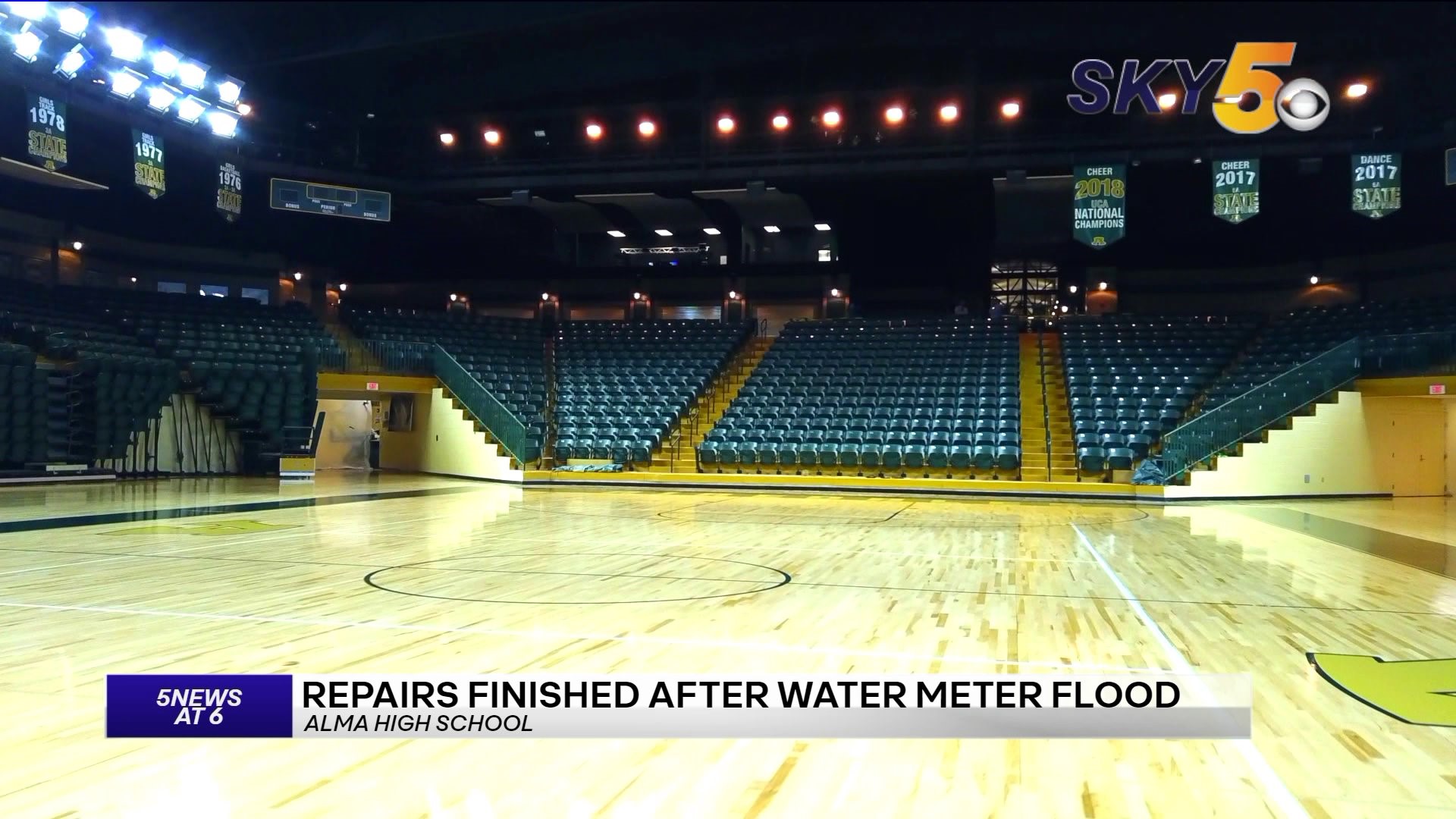 Repairs Complete After Water Meter Flood Damages Alma Gym