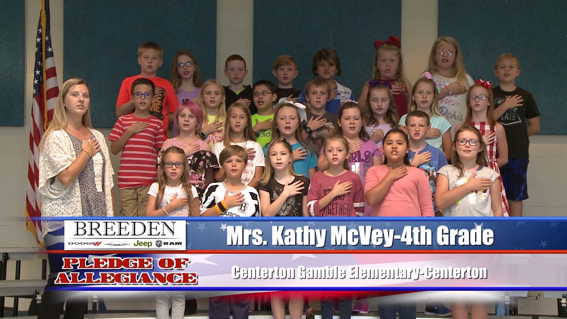 Mrs. Kathy McVey  4th Grade  Centerton Gamble Elementary  Centerton