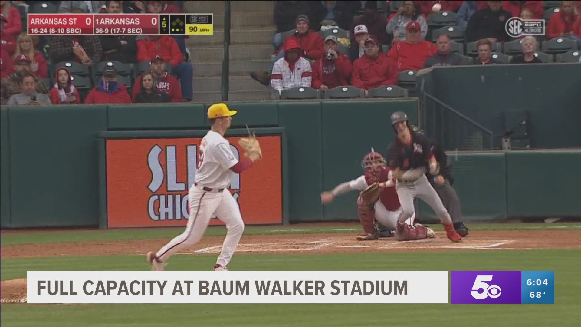 The University of Arkansas is planning to open Baum Walker Stadium to its full capacity.