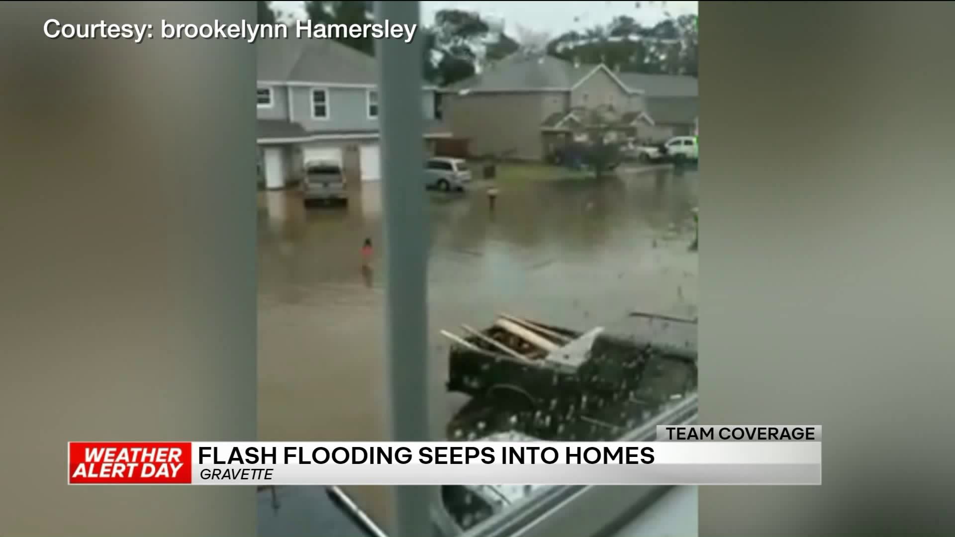 Flash Floods Impacts Homes In Gravette