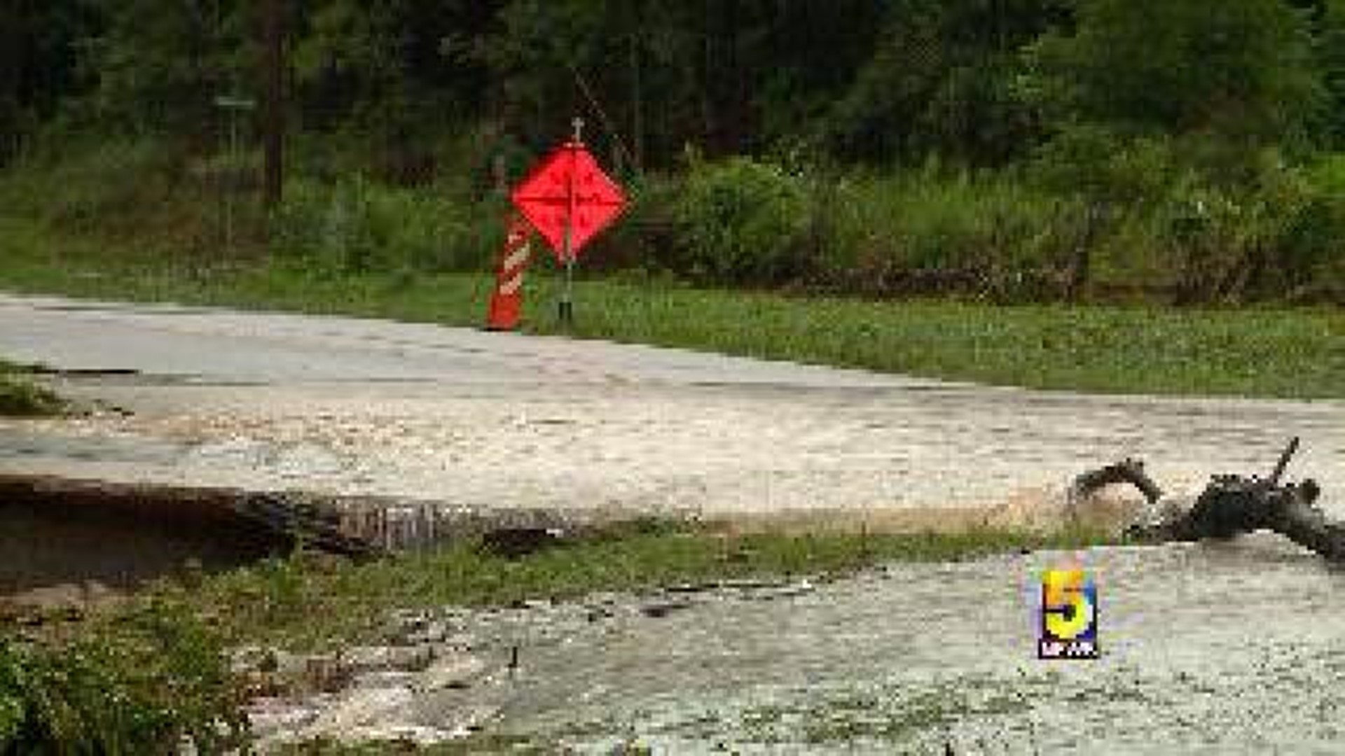 Benton County Floodwaters Ravage Roads