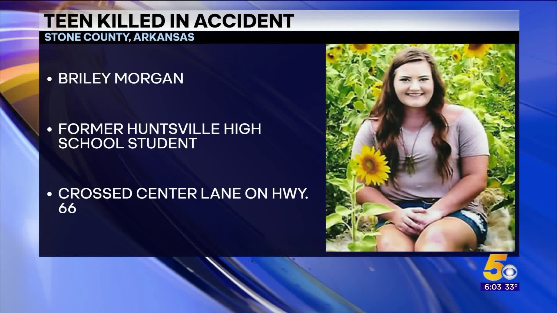 Huntsville Teen Killed in Accident