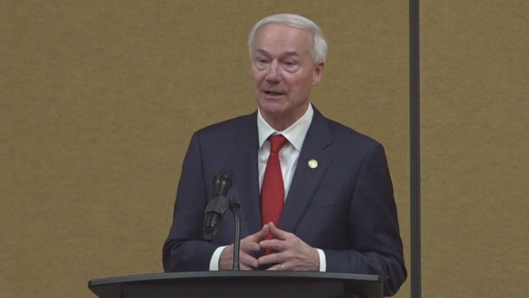 Gov. Hutchinson speaks at Aerospace & Defense Summit in Rogers