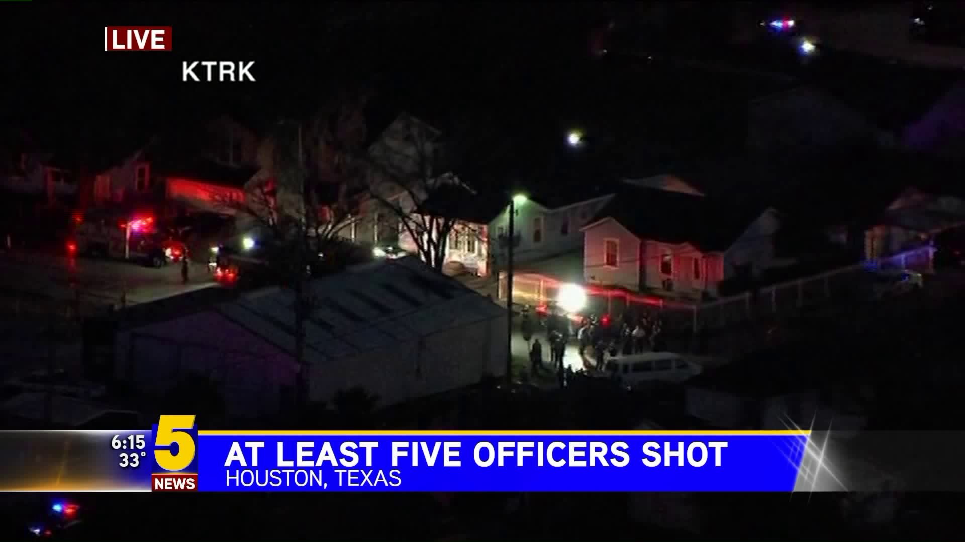 Several Officers Shot In Houston