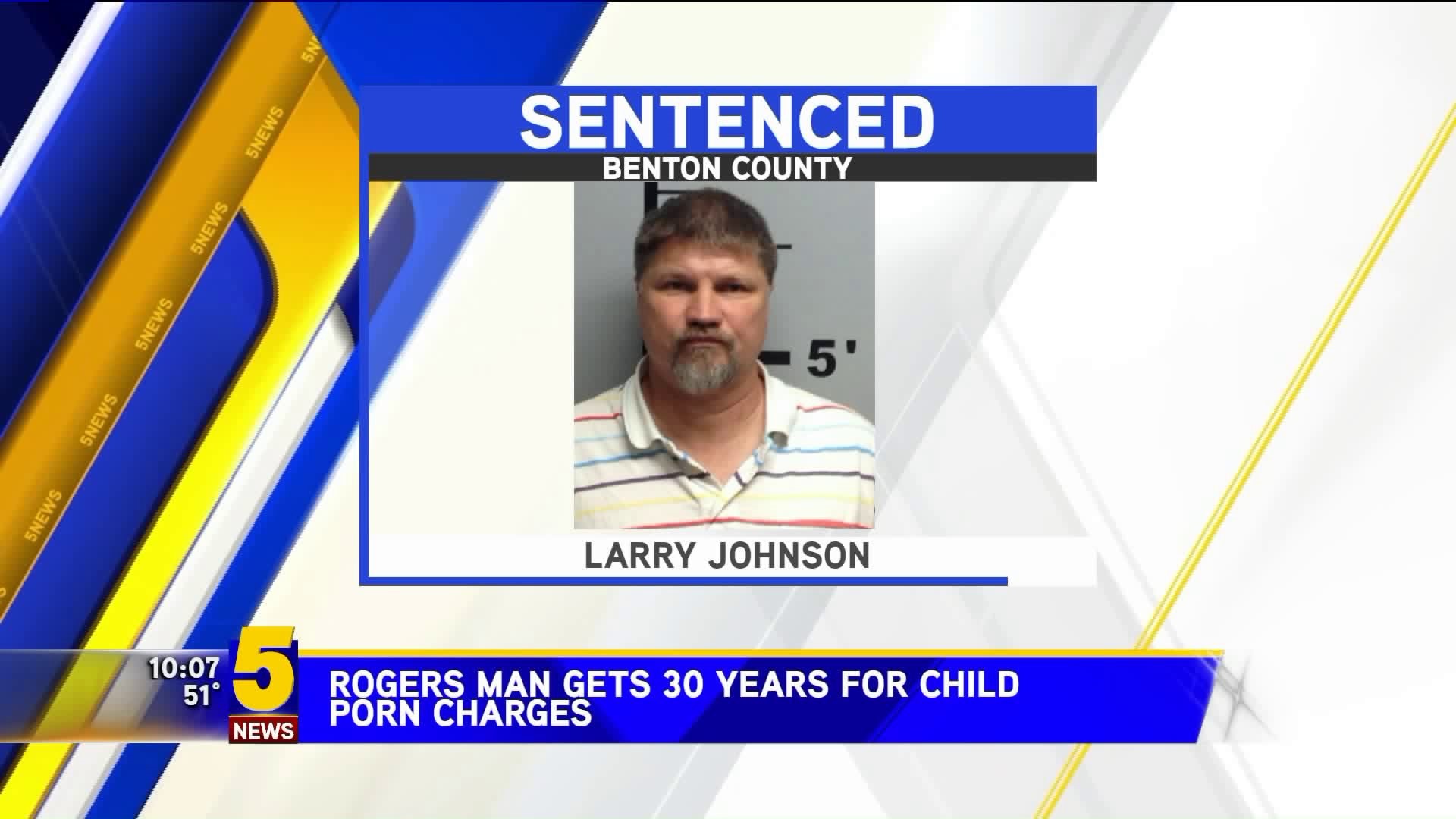 Rogers Man Sentenced to 30 Years for Child Porn