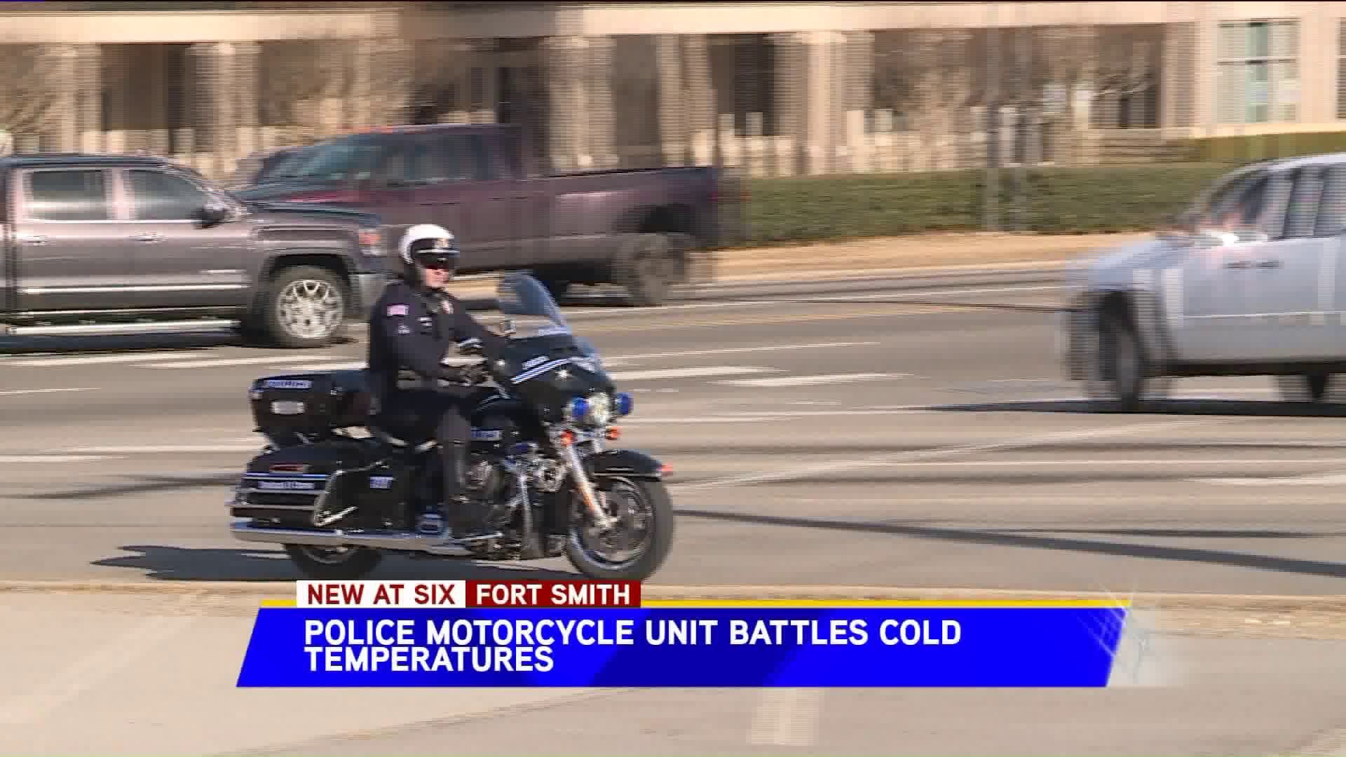 Motorcycle Unit Battles Cold Temps