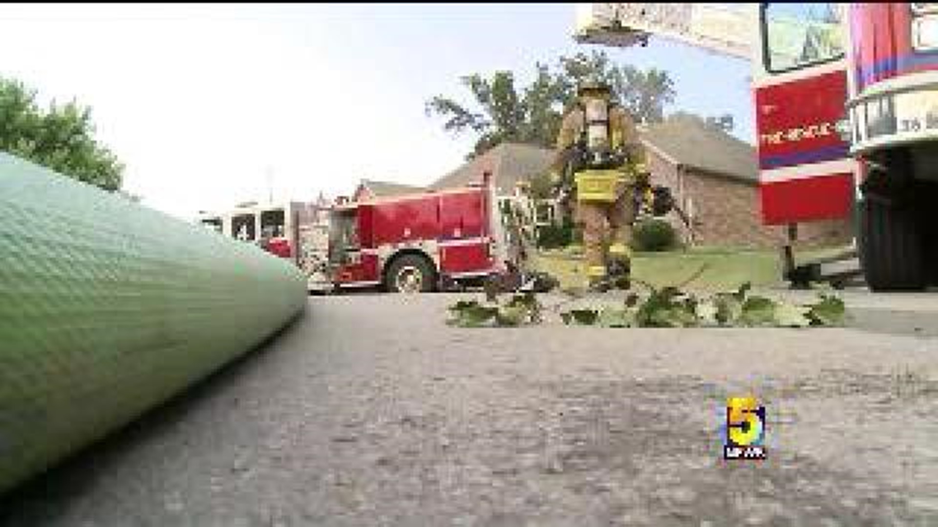 Propane Tank Explodes, Fire Collapses Fayetteville Roof