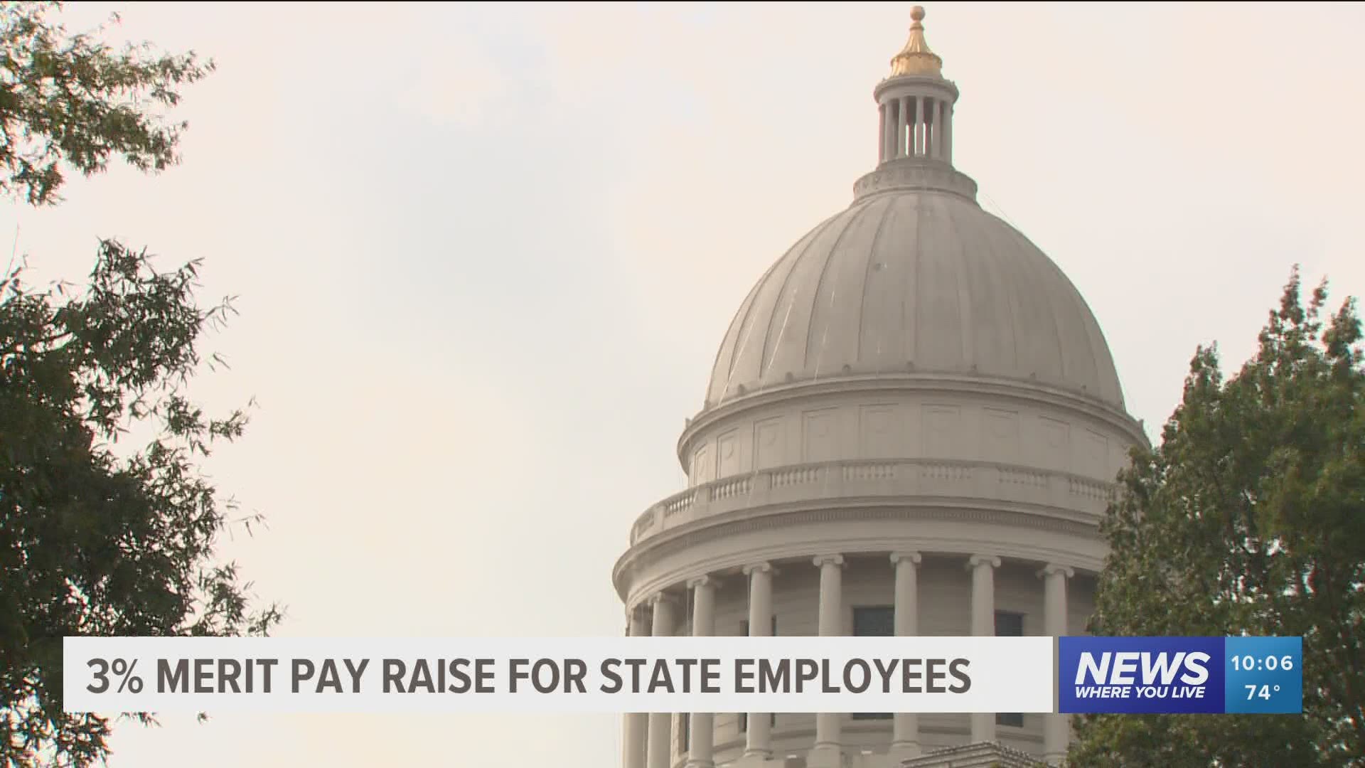 Arkansas governor approves 3 merit pay raises for workers
