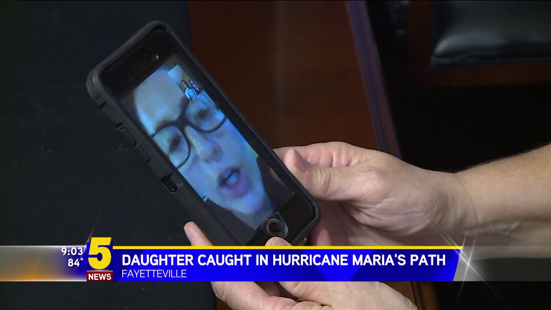 Daughter Caught In Hurricane Maria`s Path