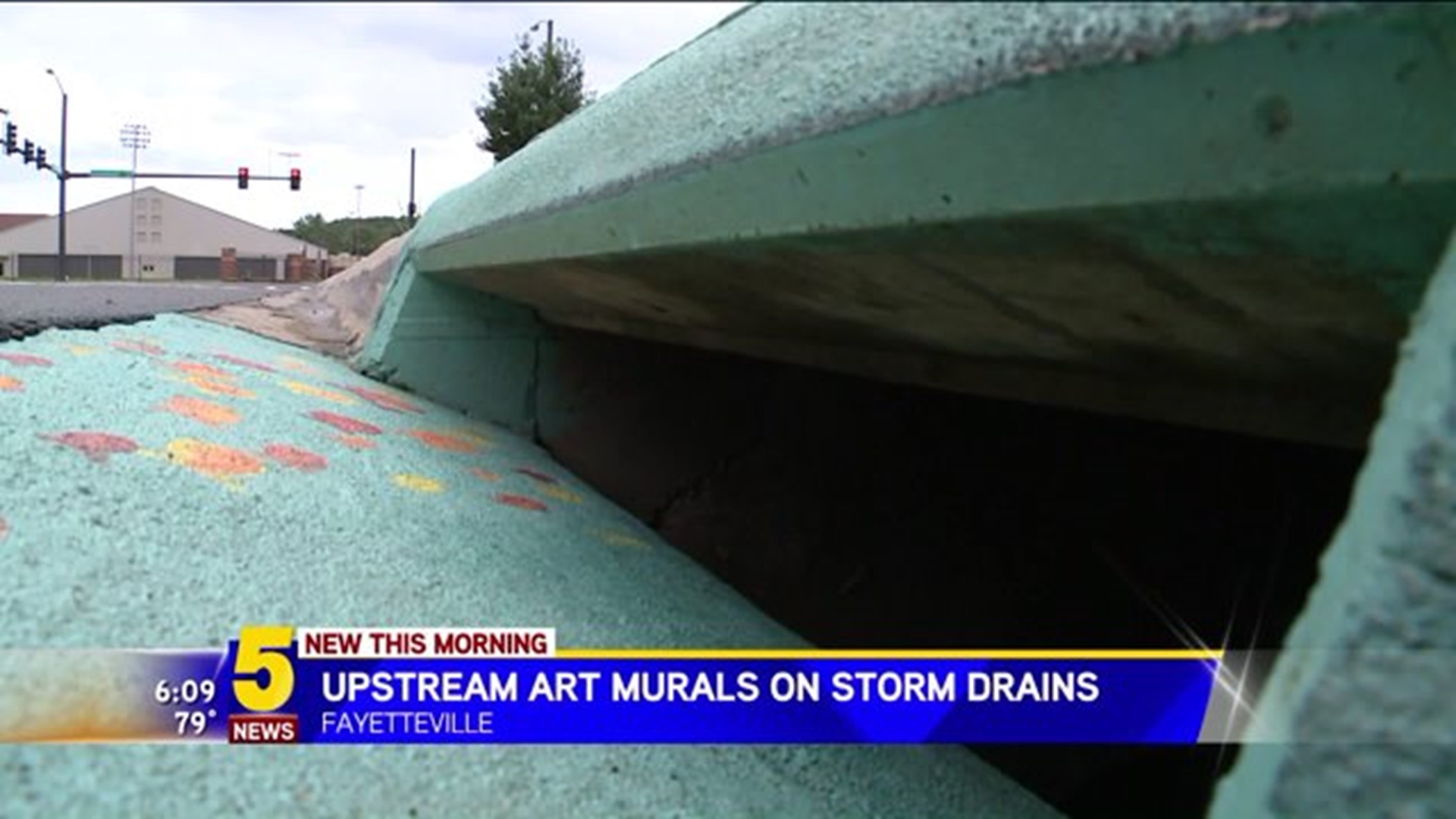 Painted Storm Drains in Northwest Arkansas