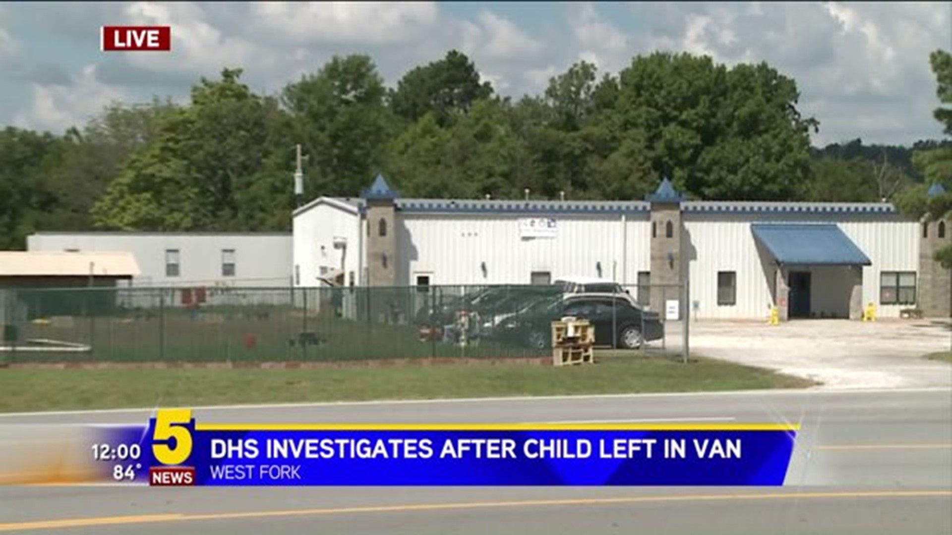 DHS INVESTIGATES CHILD LEFT IN VAN