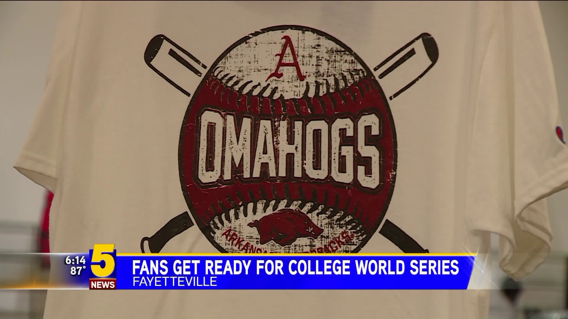 Razorback Fans Ready For College World Series